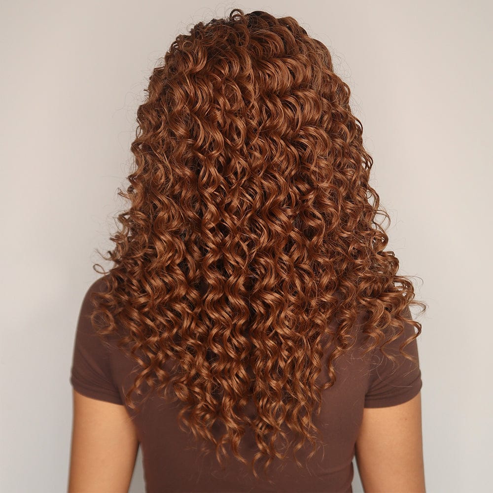 2 Colors 16" Coily Curls Lace Front Wig