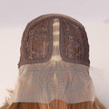HAIRCUBE 21 inch straight synthetic wig showing detailed interior cap construction
