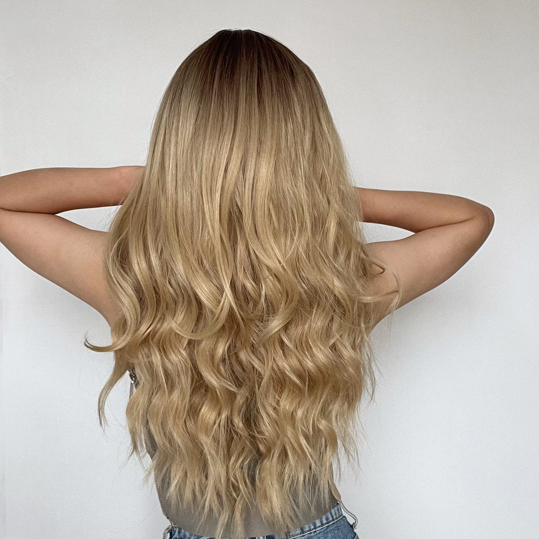 25″ Beach Wave Synthetic Wig