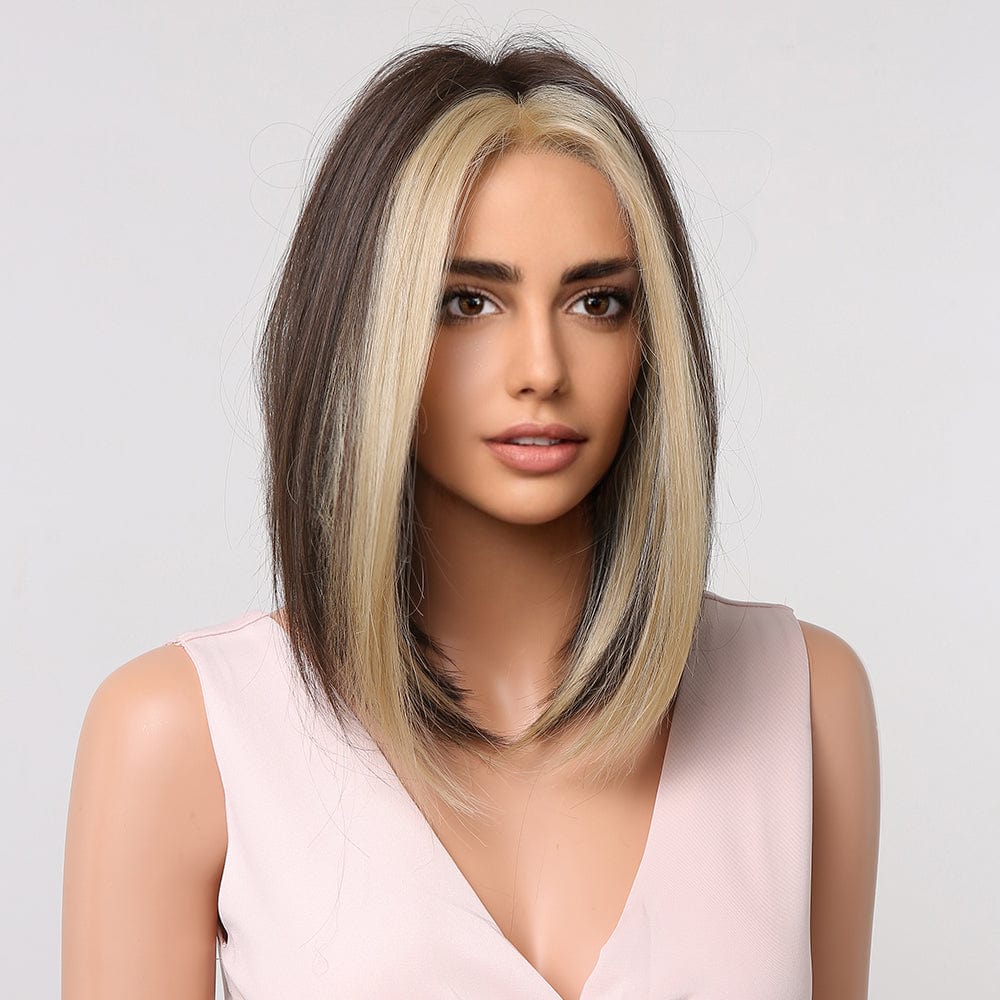 16″ Bob Money Pieces Synthetic Wig