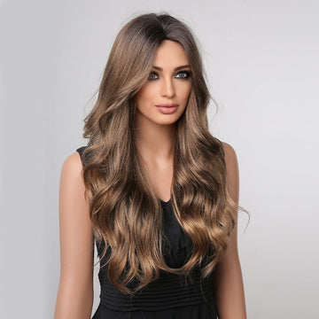 23" Water Wave Synthetic Wig