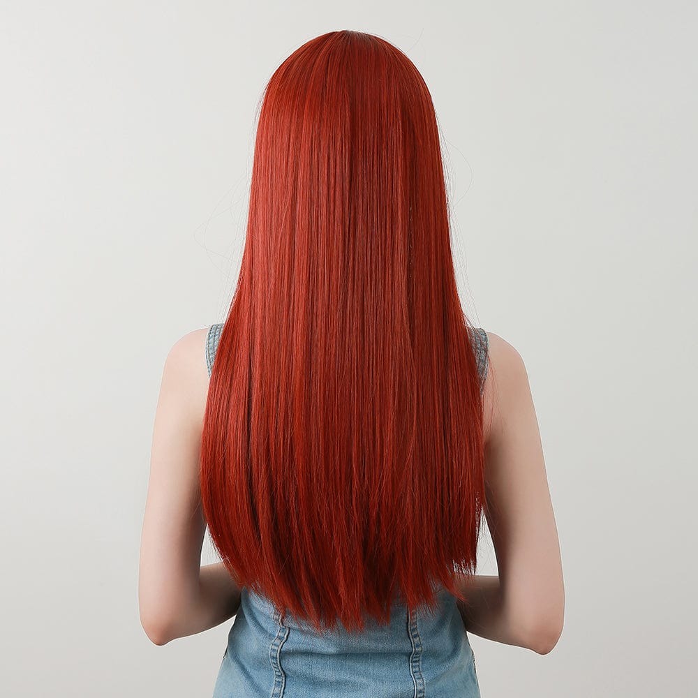 23" FireBrick Extra Long with Soft Waves wig