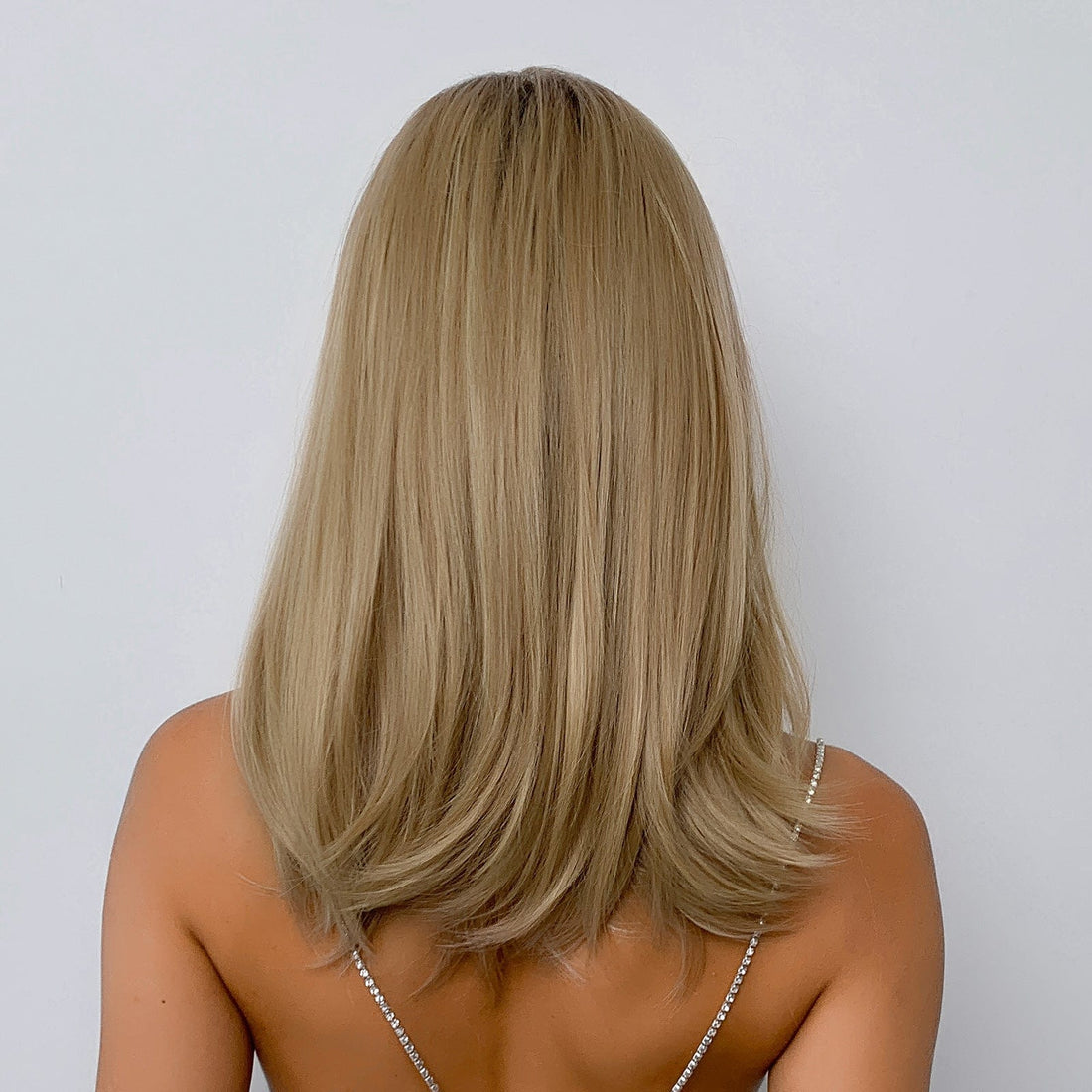Medium Length Synthetic Wig With Natural Waves