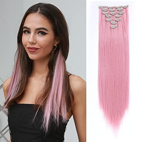 8 Shades Clip in Hair Extension 🎗 Sammy - HAIRCUBE