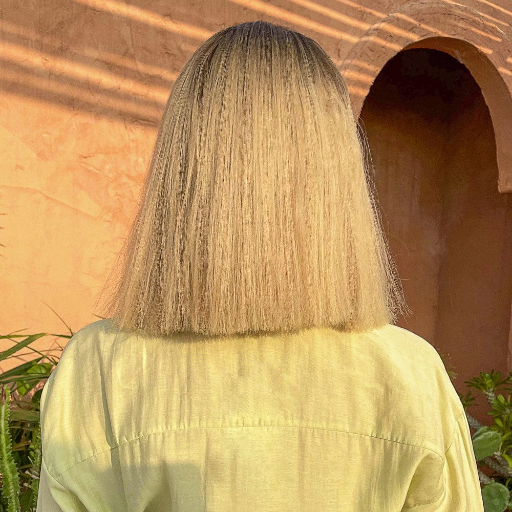 15" Sleek Bob with Bangs Synthetic Wig