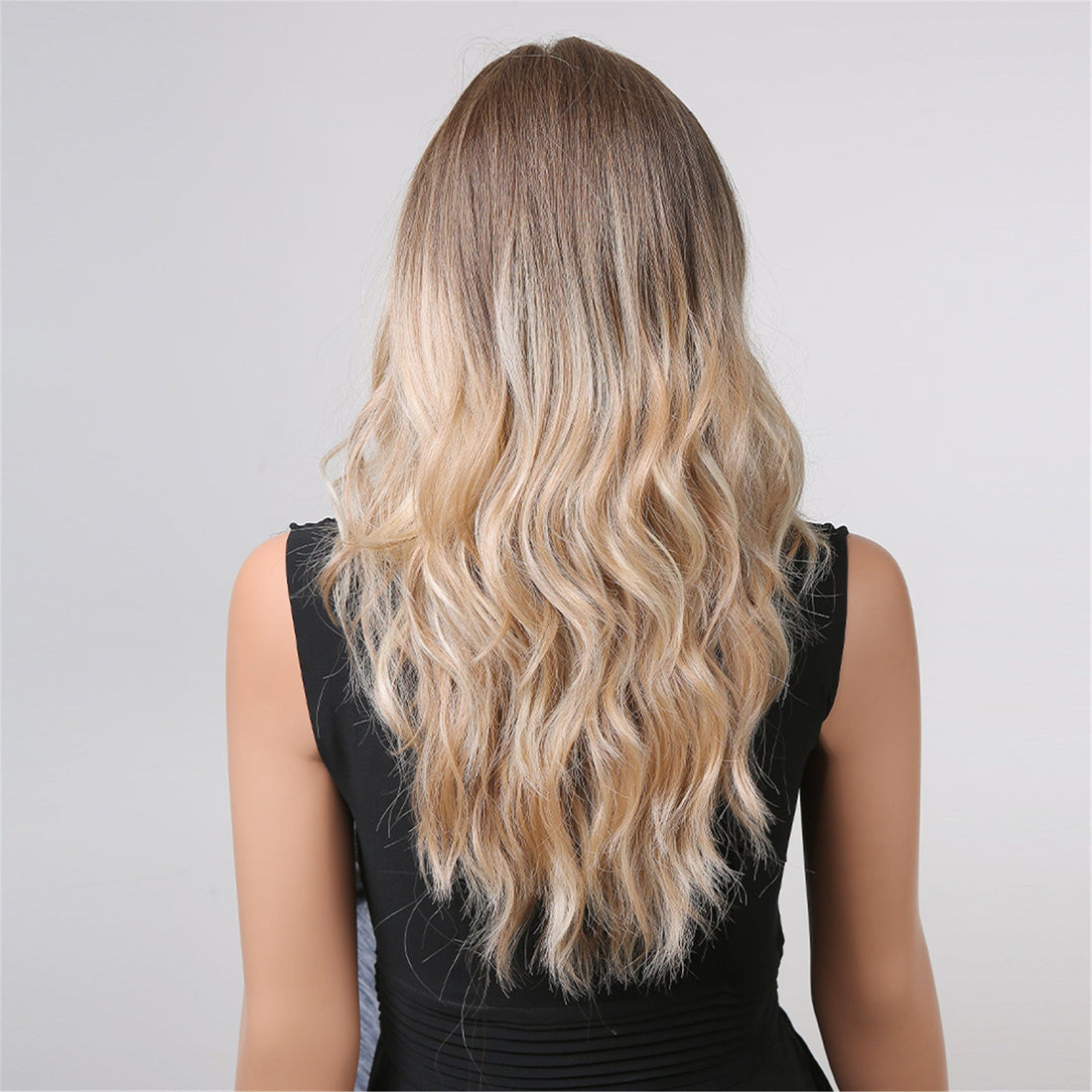 20.5" Natural Waves Lace Front Synthetic Wig