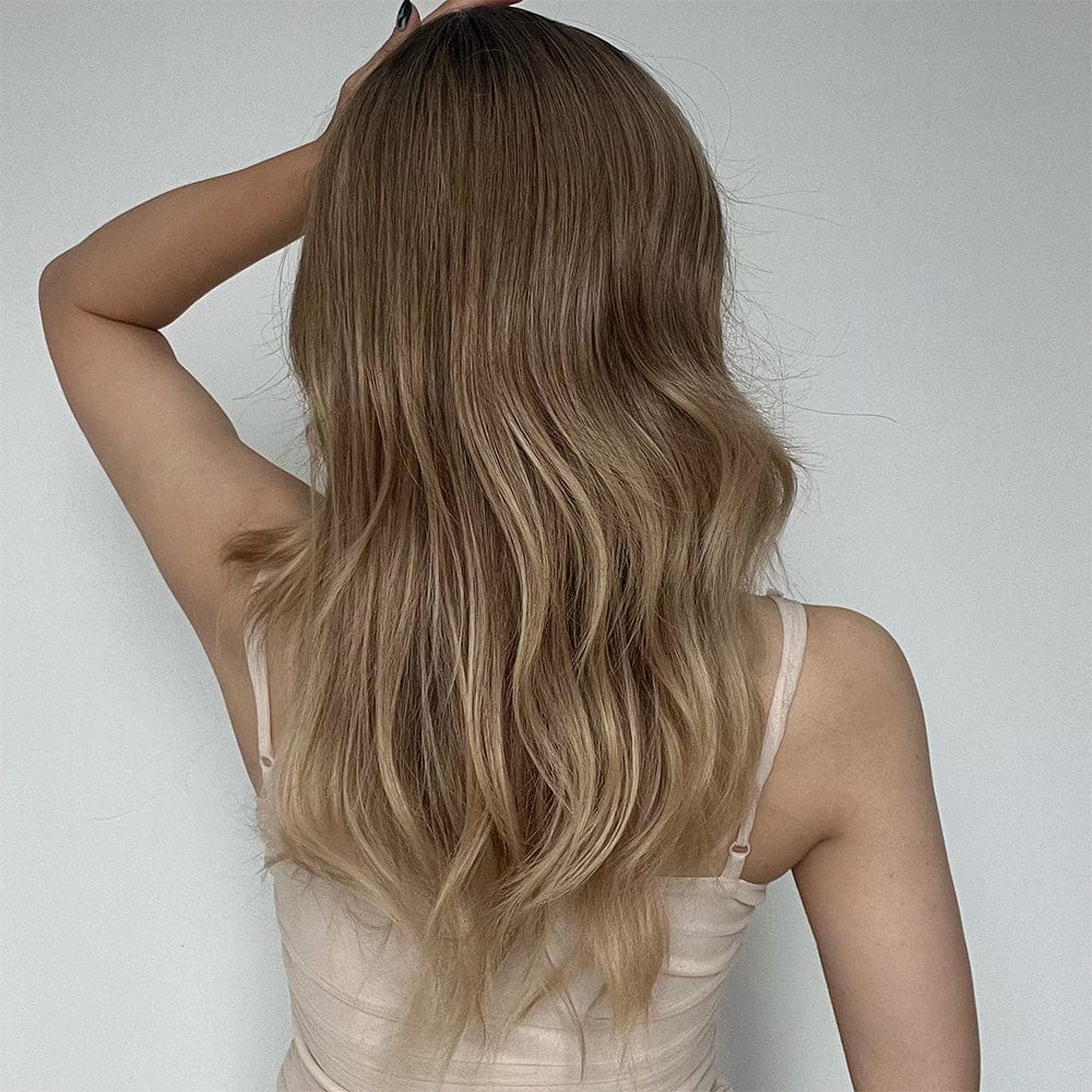 18″ Curly Low Density Synthetic Wig