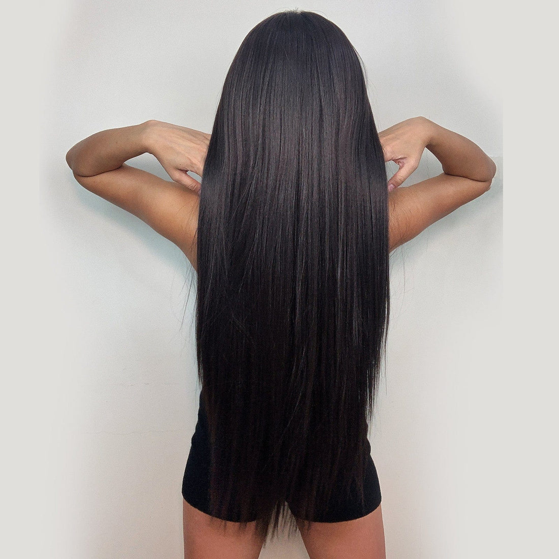30 " Side Part Straight Lace Front Synthetic Wig