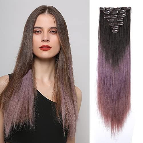 8 Shades Clip in Hair Extension 🎗 Sammy - HAIRCUBE