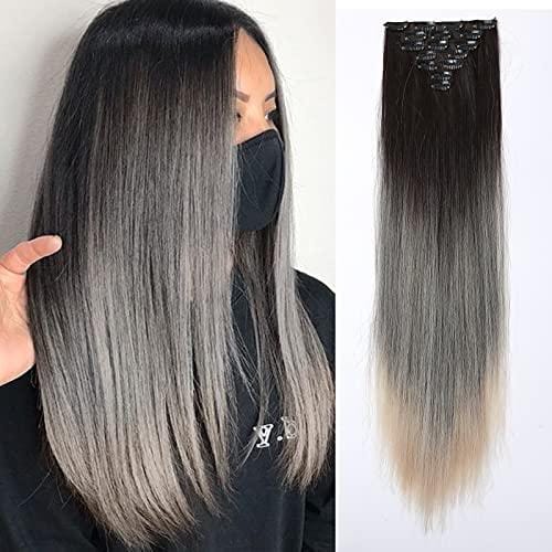8 Shades Clip in Hair Extension 🎗 Sammy - HAIRCUBE