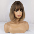 Karen💅Bob Wigs Short Straight Synthetic Wig - HAIRCUBE