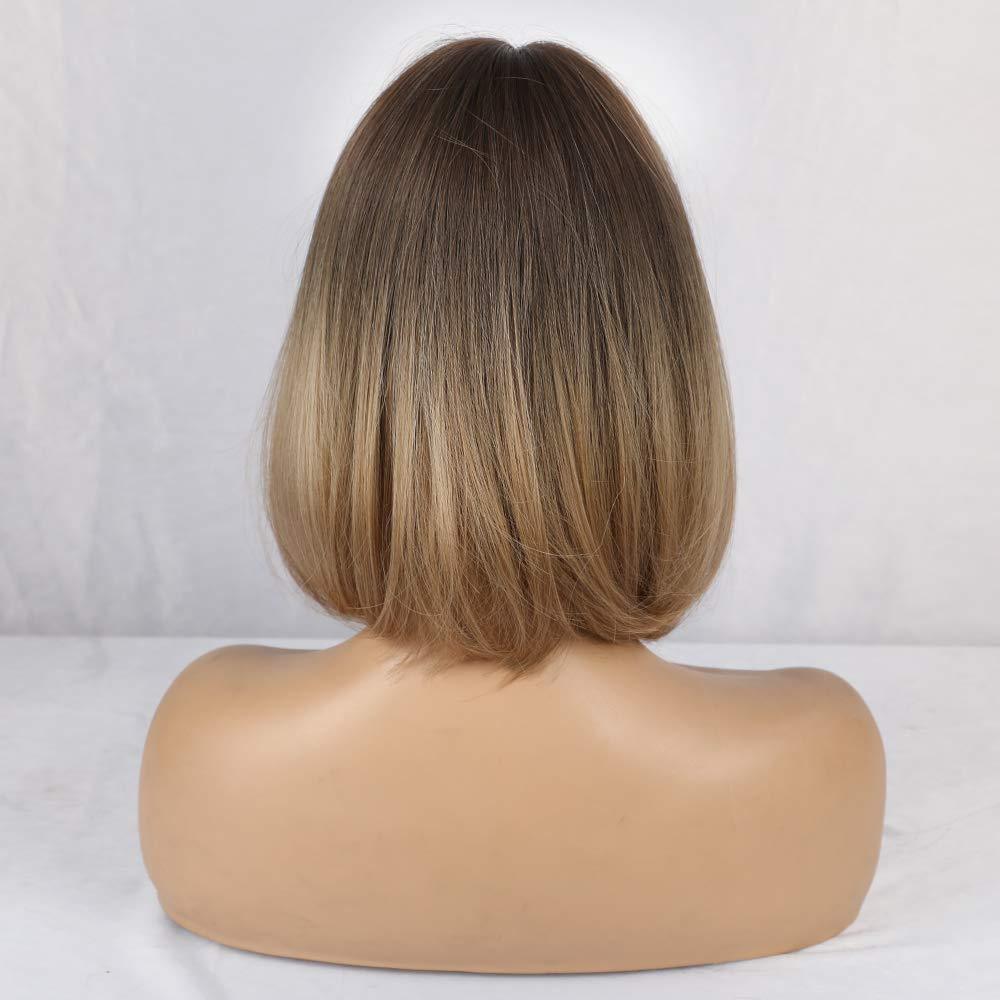 Karen💅Bob Wigs Short Straight Synthetic Wig - HAIRCUBE