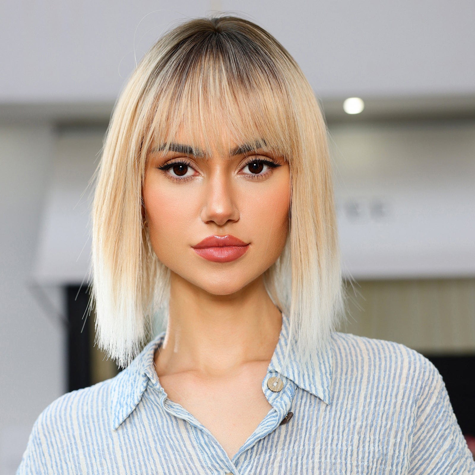 12" Natural Bob Synthetic Wig
