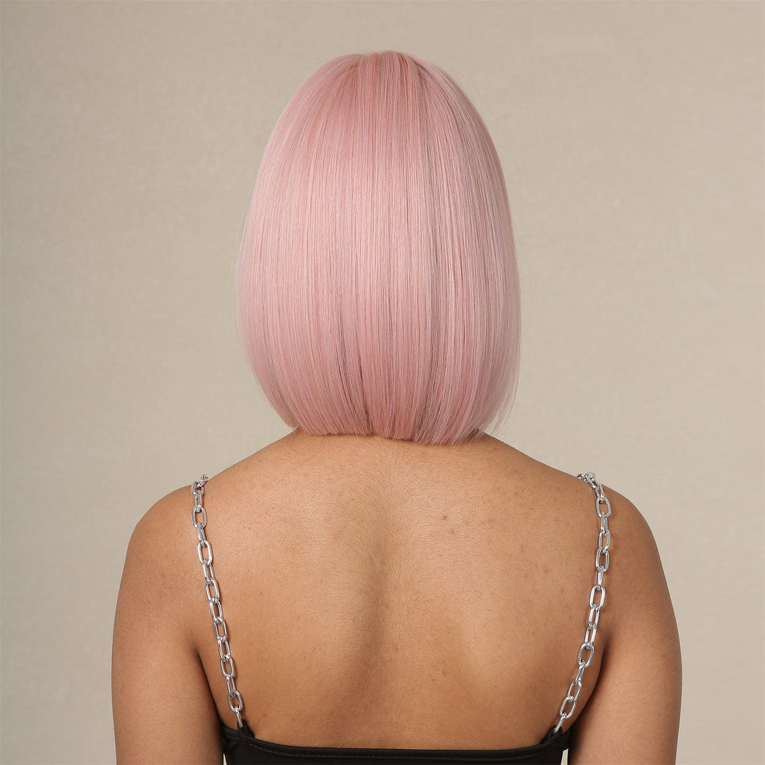 10″ Cute Bob with Bangs Synthetic Wig