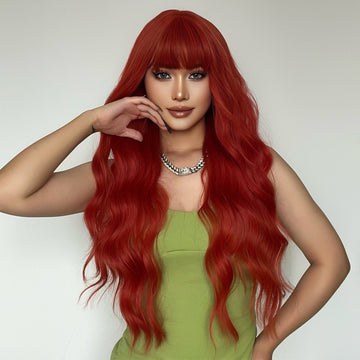 28″ 2-Shade Long Body Wave Synthetic Wig