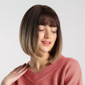 Karen💅Bob Wigs Short Straight Synthetic Wig - HAIRCUBE