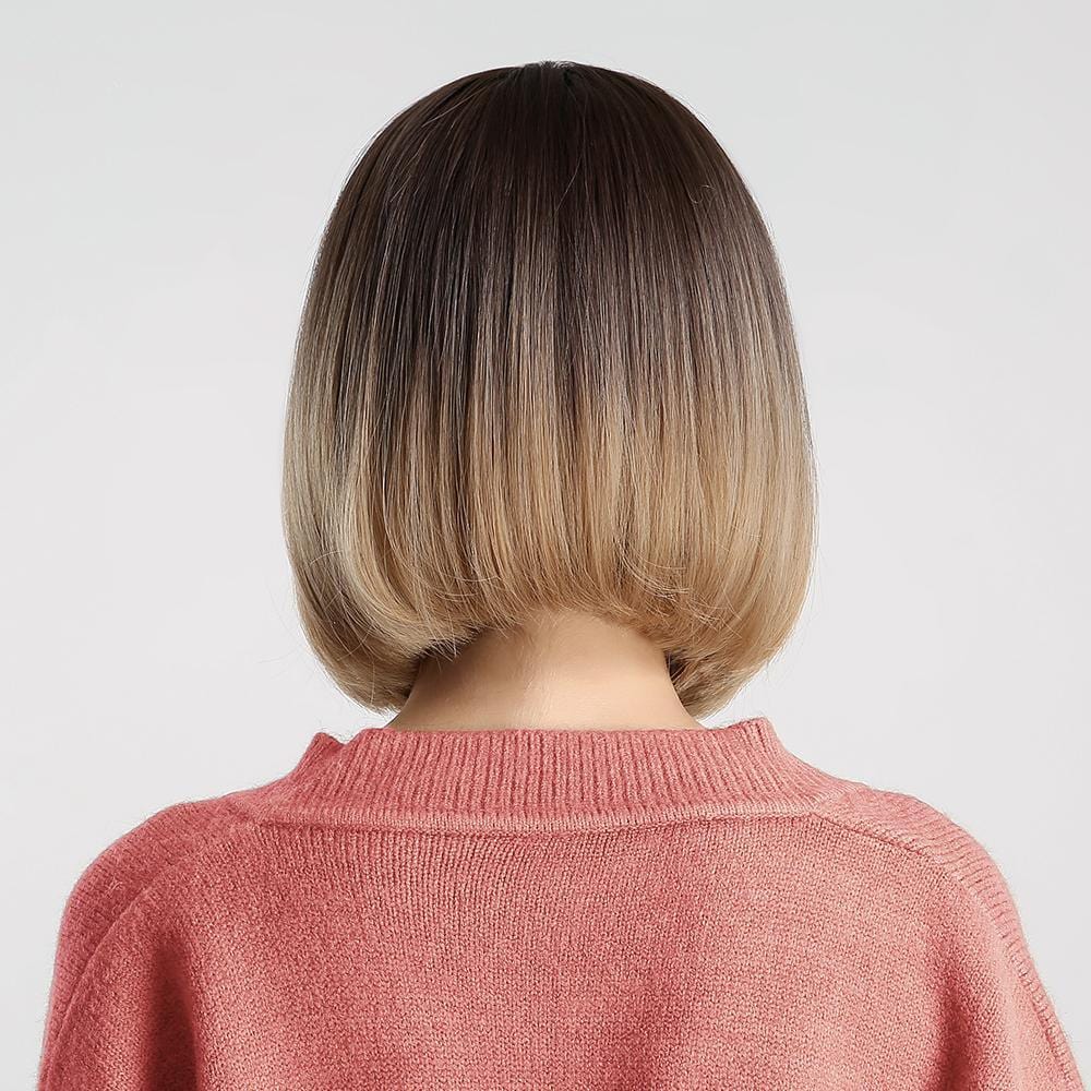 Karen💅Bob Wigs Short Straight Synthetic Wig - HAIRCUBE