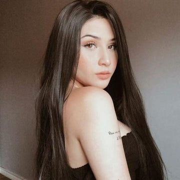 25" Blackpearl Synthetic Lace Front Wig