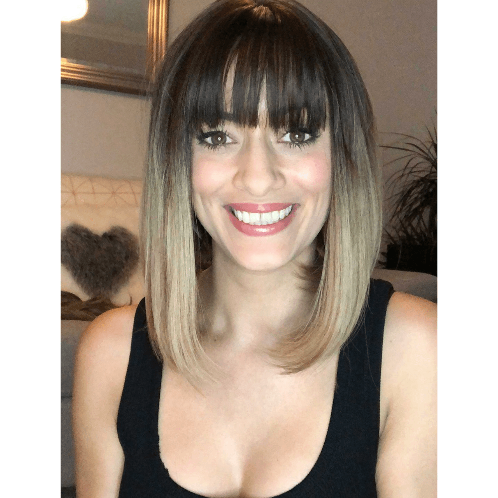 Karen💅Bob Wigs Short Straight Synthetic Wig - HAIRCUBE