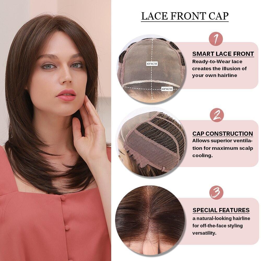 HAIRCUBE full lace front remy wig with natural hairline and superior scalp ventilation