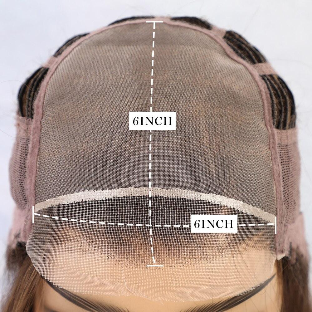 HAIRCUBE full lace front remy wig with 6 inch by 6 inch lace cap for natural hairline and breathable fit