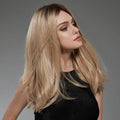 HAIRCUBE synthetic blonde wig for women with long smooth hair and natural shine