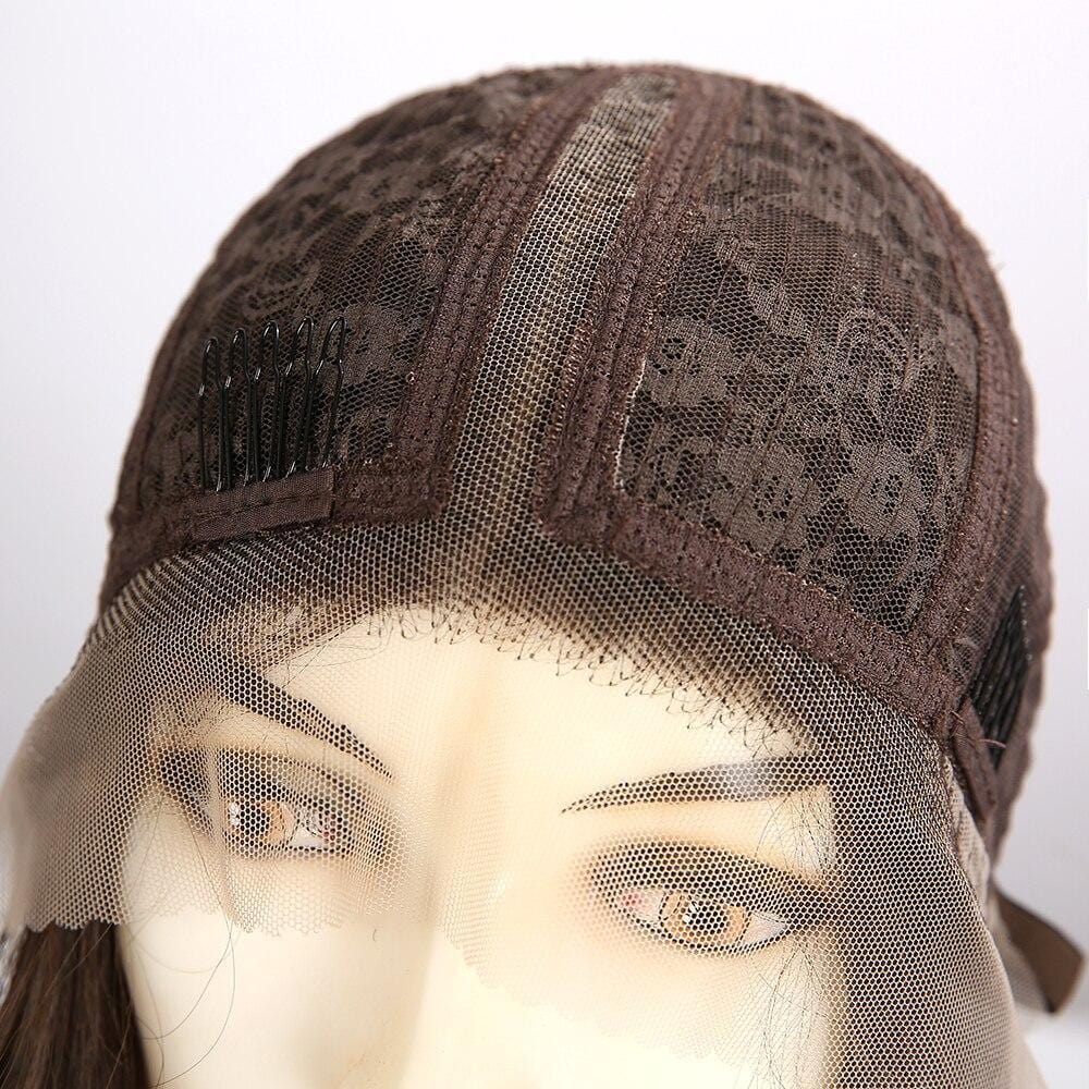 HAIRCUBE 20 inch kinky curly lace wig with breathable cap and adjustable combs