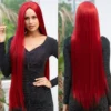 40inch-Synthetic-Button-Net-Red-Long-Vacation-Hair-Mid-Section-Role-Playing-Wig-Suitable-For-Parties.webp