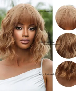 Synthetic-Golden-Light-Brown-Short-Bob-Wigs-with-Bangs-for-Black-Women-Cosplay-Daily-Curly-Hair.webp