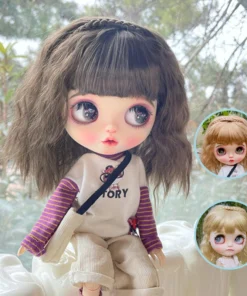 YESTARY-Blythe-BJD-Doll-Accessories-Wigs-Tress-For-Dolls-Girls-Toys-Faux-Mohair-Fashion-Cute-Short.webp